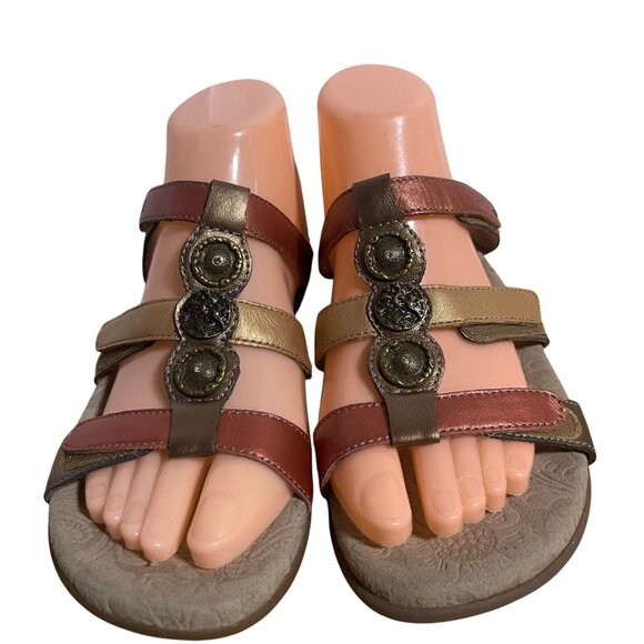 Taos Prize 4 Womens Walking Sandals Size 7 Leather Upper Comfort Shoe - Picture 1 of 10